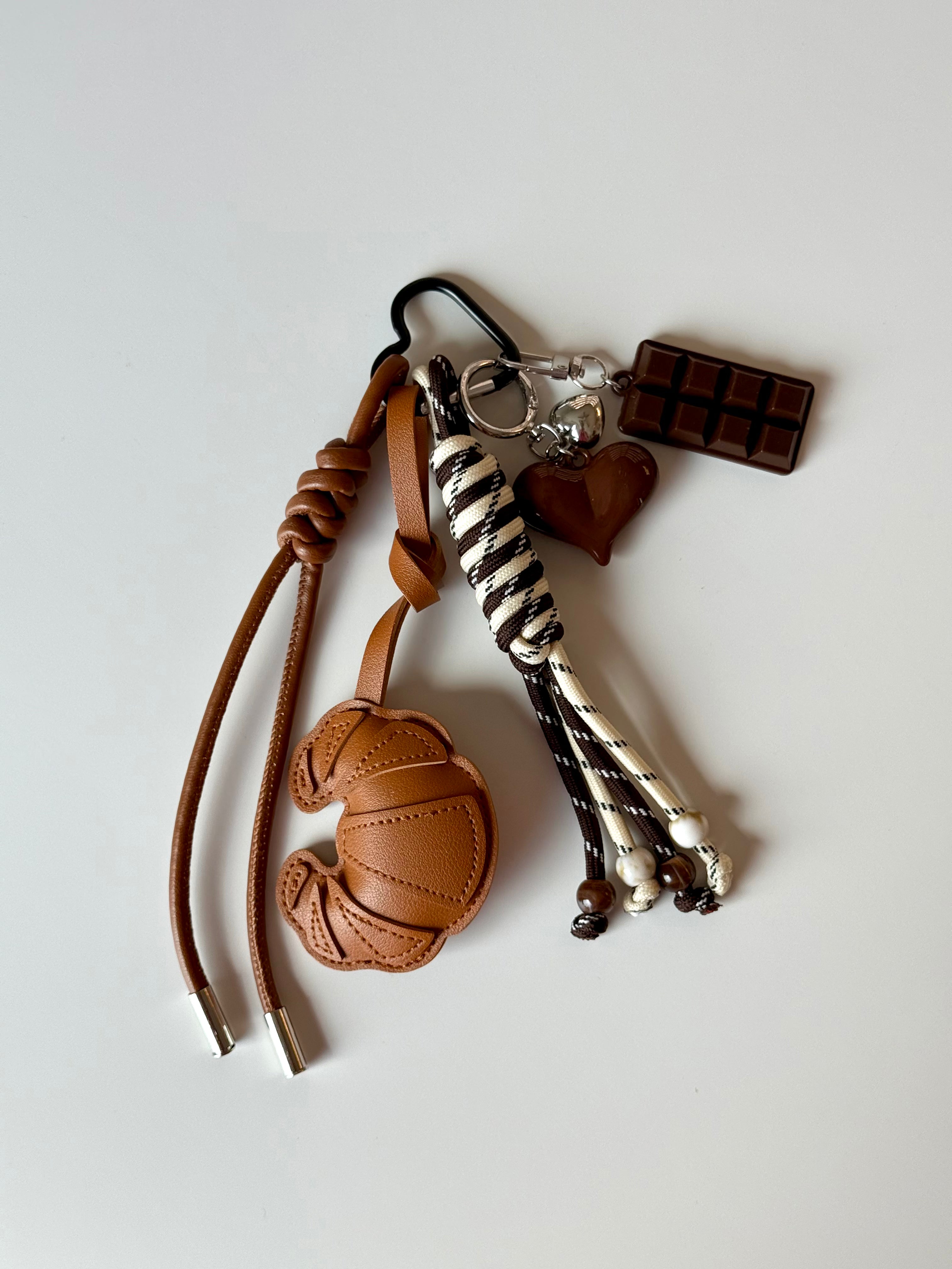 Chocalate Croissant Keychain 🥐🍫