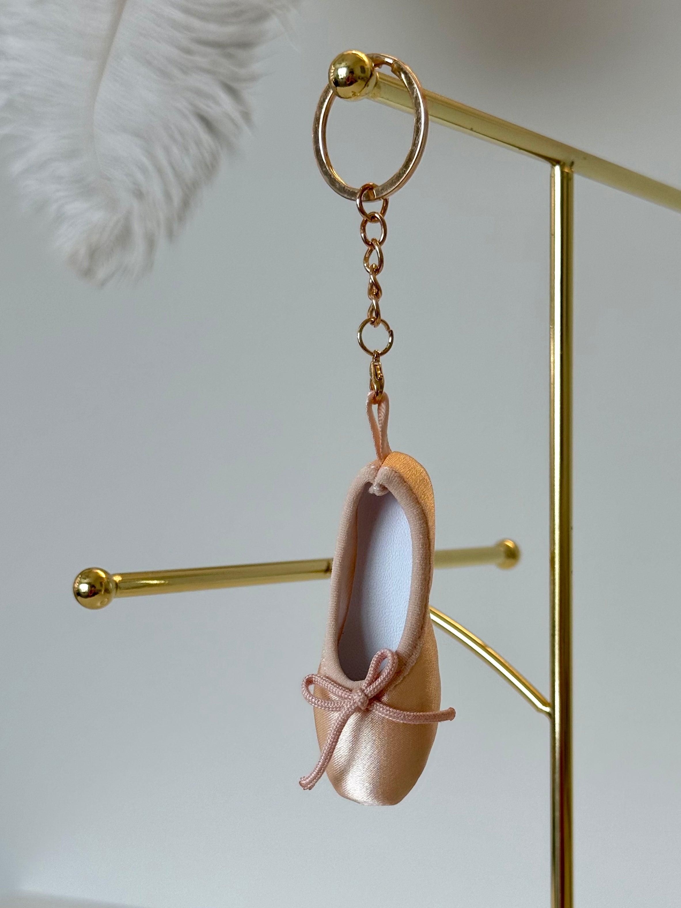 Ballet Slipper Keychain 🩰