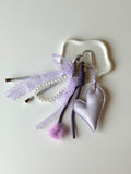Lavender Heart Keychain 💜