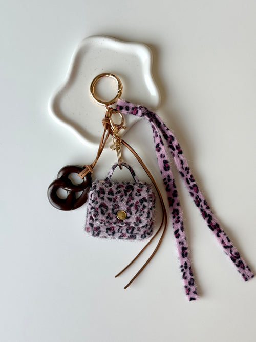 Blush Leopard Mini Bag Charm 💕🐆
